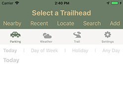 select a trailhead